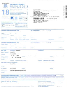 Declaración Impuestos Francia.